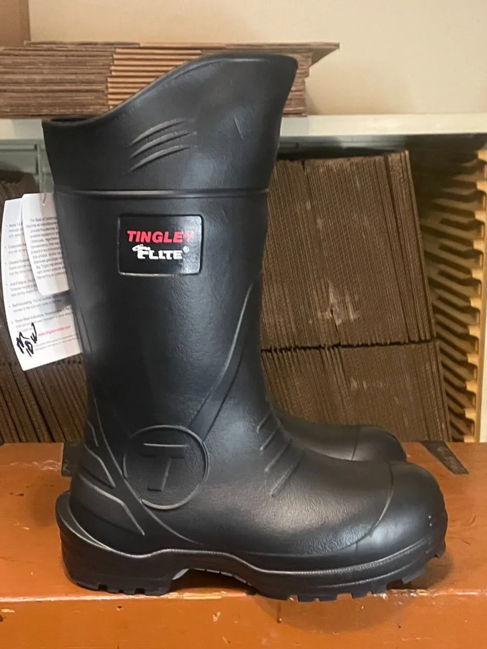 TINGLEY Flite Men's Size 10 27251 Composite Safety Toe Knee Boot Cleated Outsole